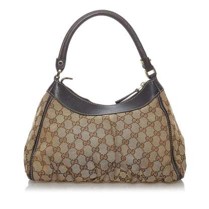 Gucci GG Canvas Abbey D-Ring Shoulder Bag