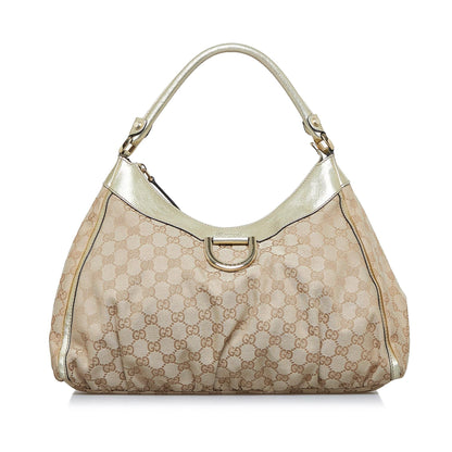 Gucci GG Canvas Abbey D-Ring Shoulder Bag (SHG-iapUN9)