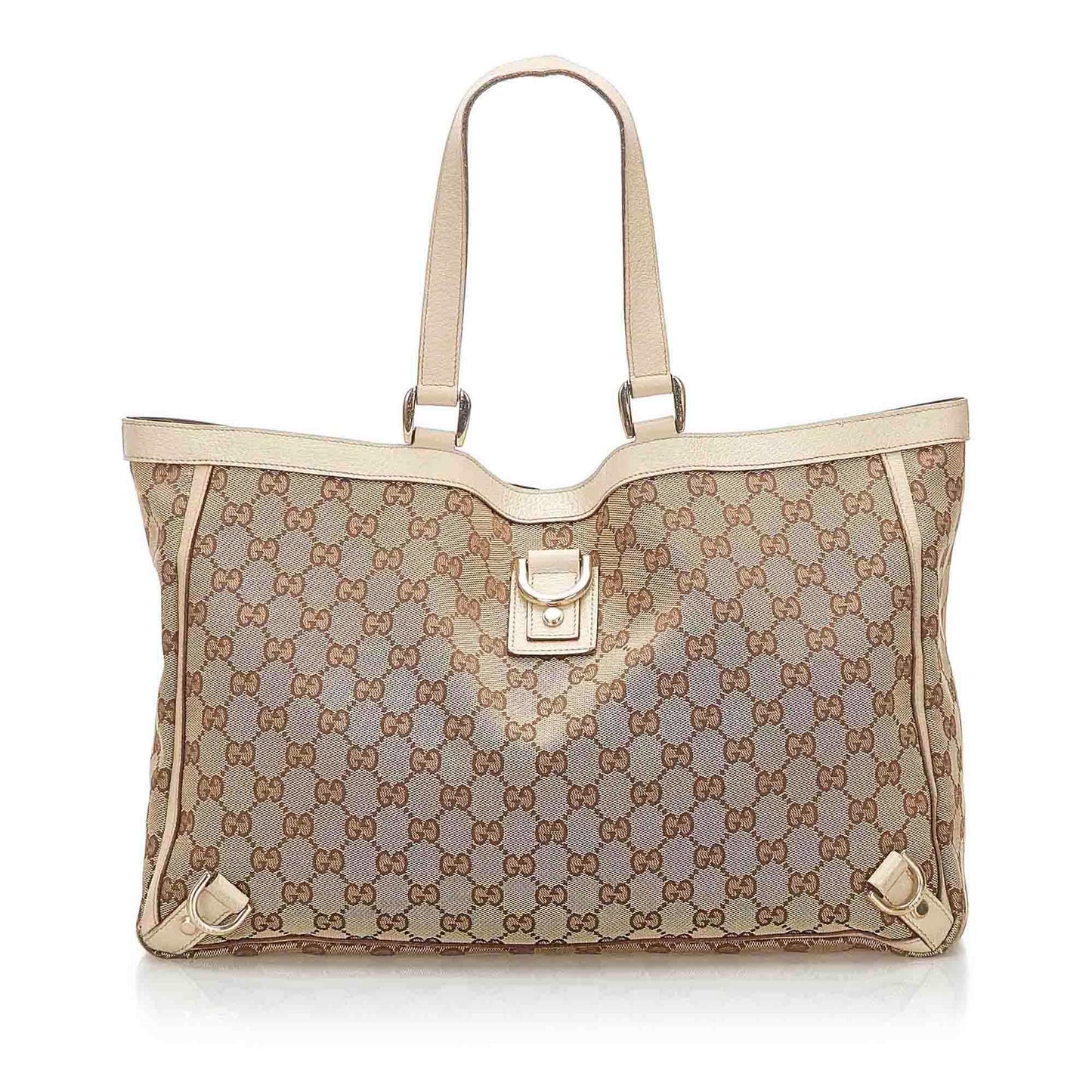 Gucci GG Canvas Abbey D- Ring Tote Bag (SHG-18979)