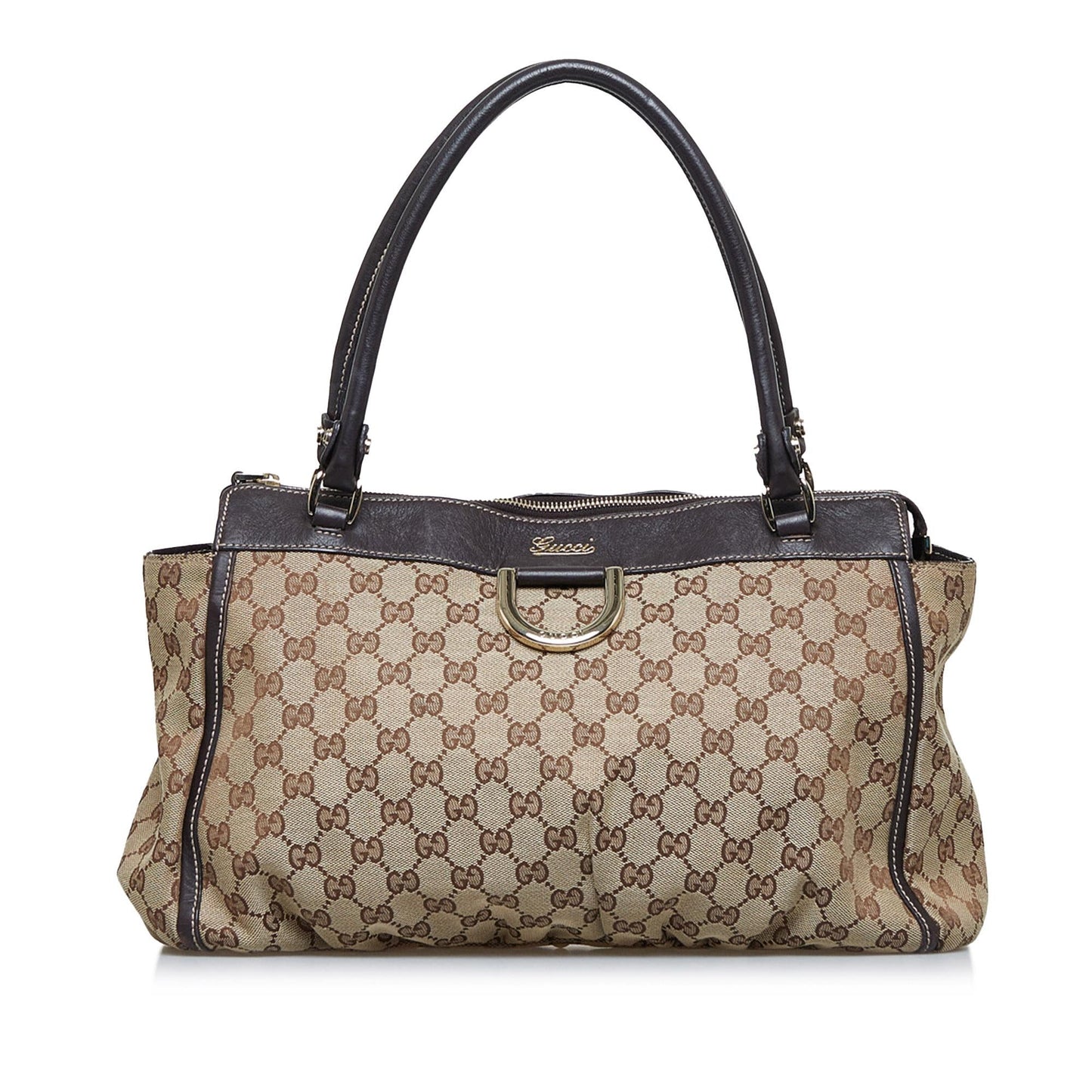 Gucci GG Canvas Abbey D-Ring Tote Bag (SHG-e1xk5b)