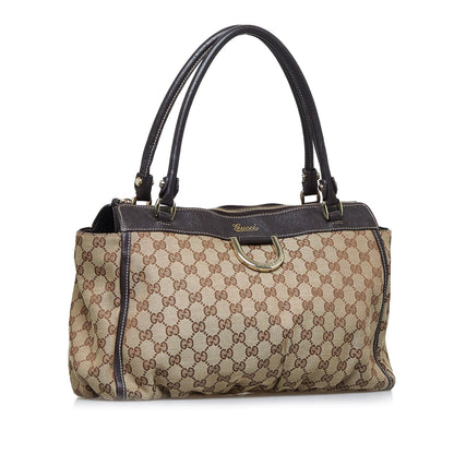 Gucci GG Canvas Abbey D-Ring Tote Bag (SHG-e1xk5b)