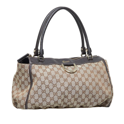 Gucci GG Canvas Abbey D-Ring Tote Bag (SHG-BPucH3)