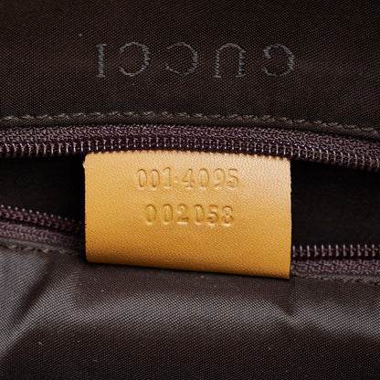 Gucci GG Canvas Bamboo Web Satchel (SHG-vNpbkC)