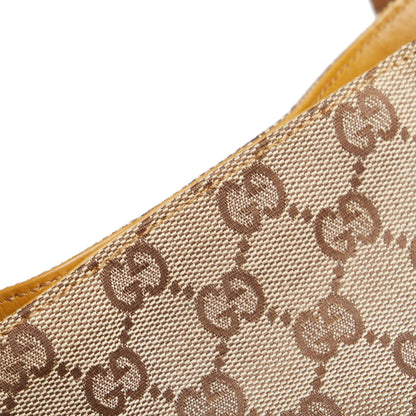 Gucci GG Canvas Bamboo Web Satchel (SHG-vNpbkC)