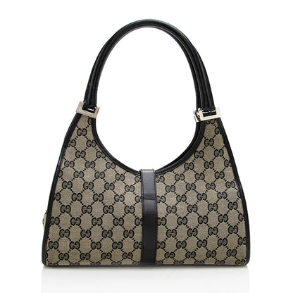 Gucci GG Canvas Bardot Satchel