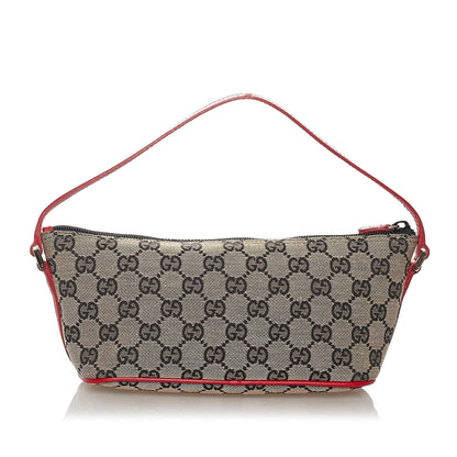 Gucci GG Canvas Boat Baguette