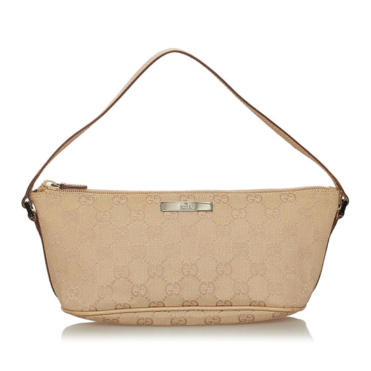 Gucci GG Canvas Boat Baguette