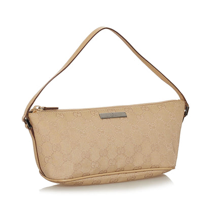 Gucci GG Canvas Boat Baguette