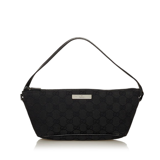 Gucci GG Canvas Boat Baguette