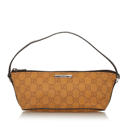 Gucci GG Canvas Boat Baguette