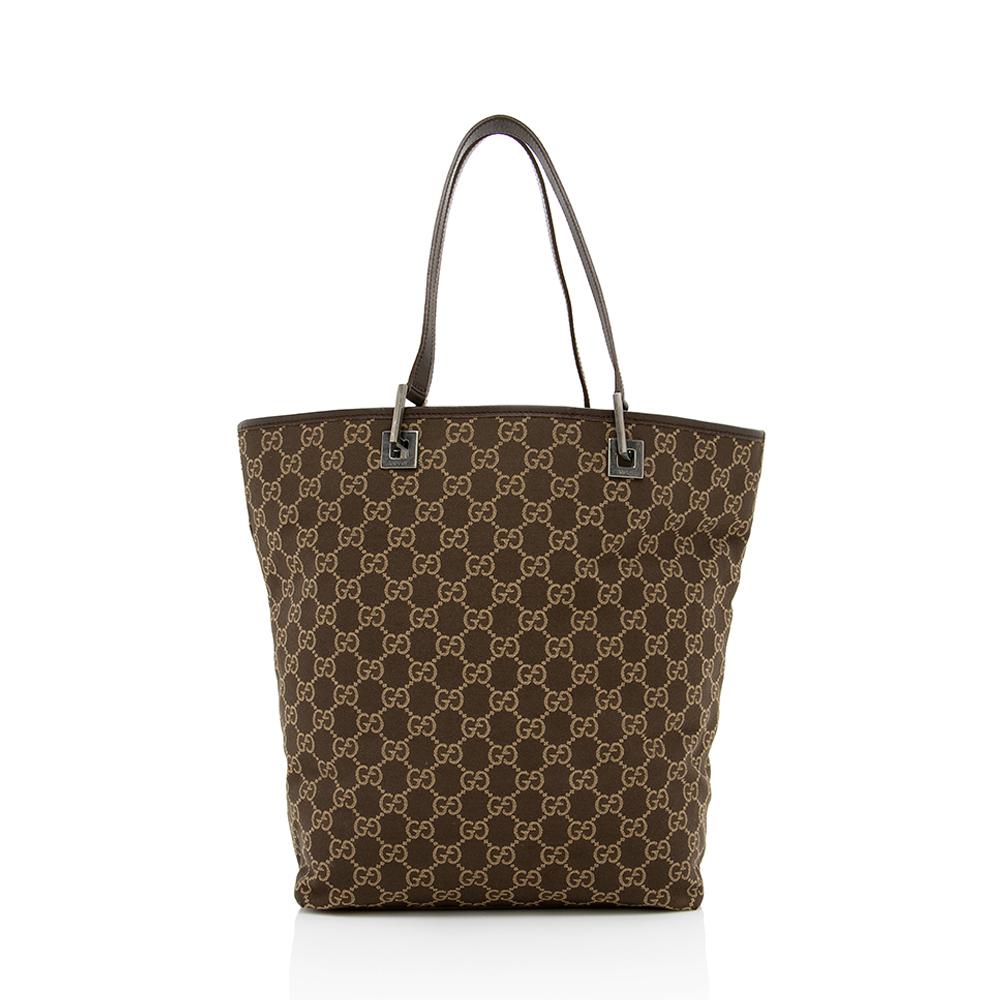 Gucci GG Canvas Bucket Large Tote (SHF-14481)