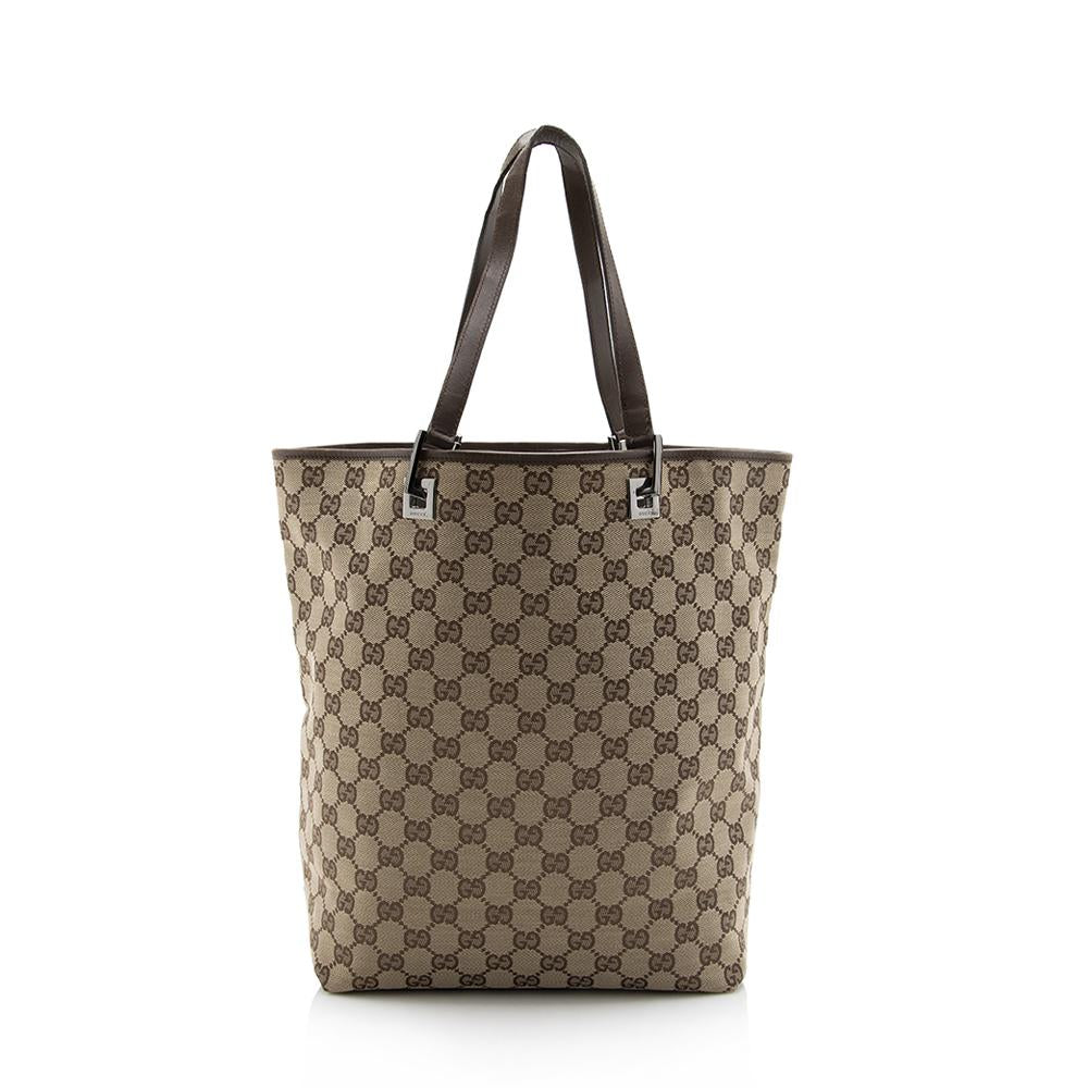 Gucci GG Canvas Bucket Medium Tote (SHF-13767)