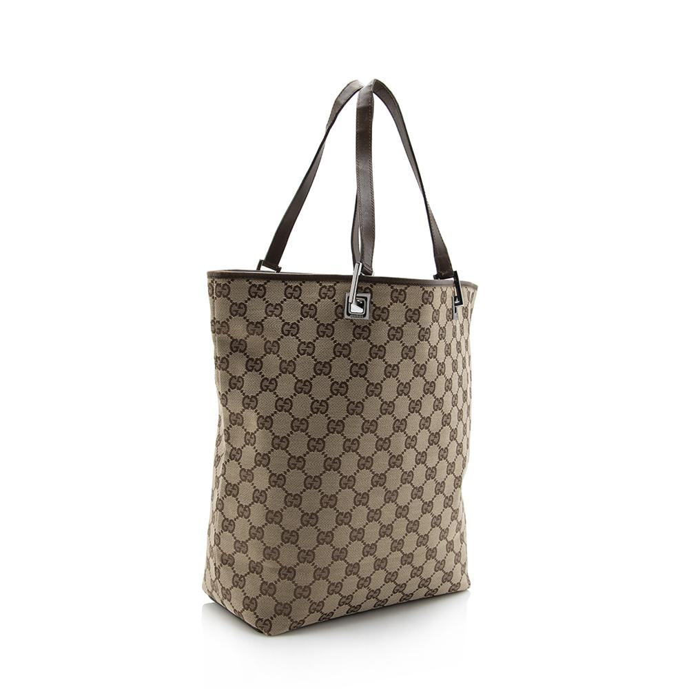 Gucci GG Canvas Bucket Medium Tote (SHF-13767)