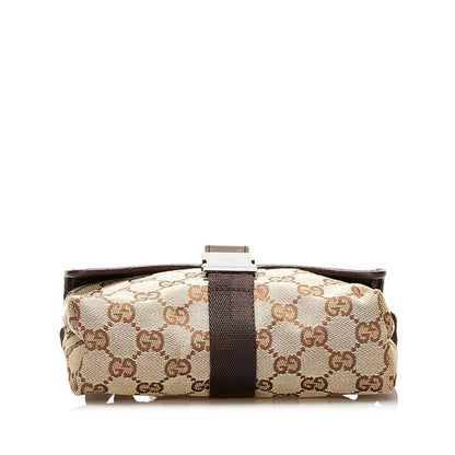 Gucci GG Canvas Buckle Belt Bag