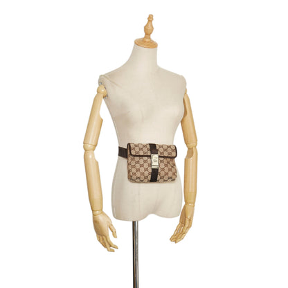 Gucci GG Canvas Buckle Belt Bag