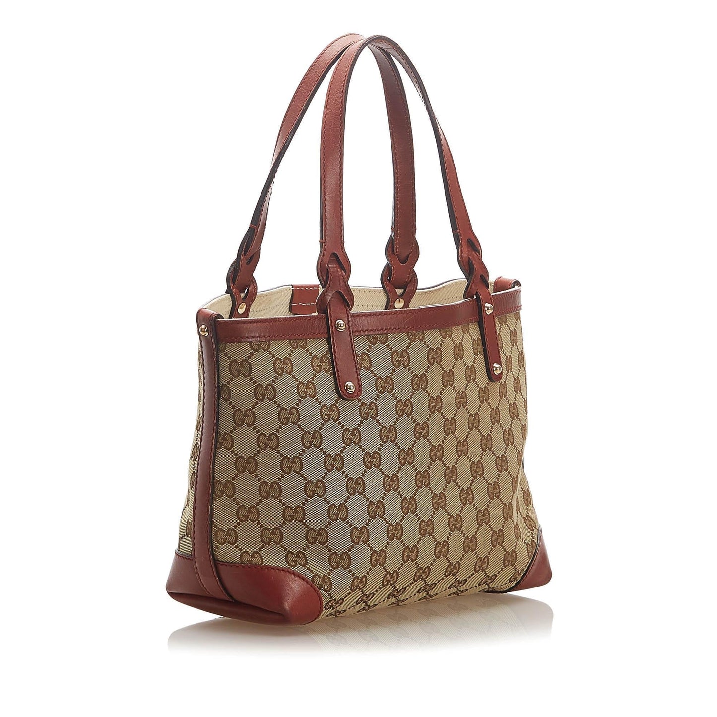 Gucci GG Canvas Craft Tote Bag (SHG-17776)