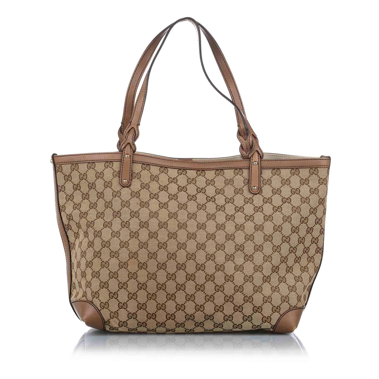 Gucci GG Canvas Craft Tote Bag (SHG-20642)