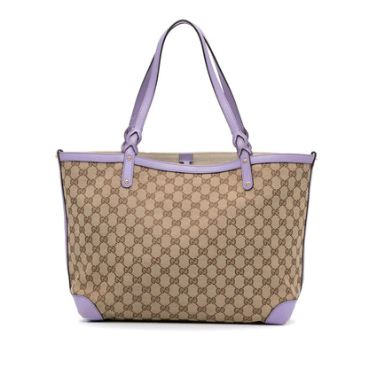 Gucci GG Canvas Craft Tote (SHG-MJEHbV)