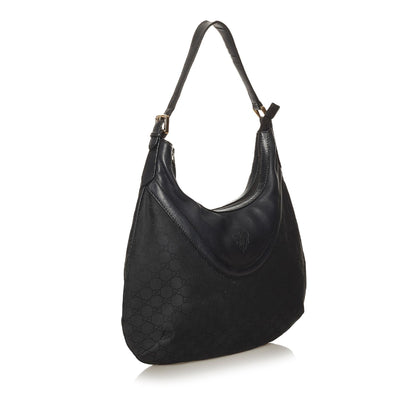 Gucci GG Canvas Crest Hobo Bag