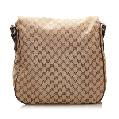 Gucci GG Canvas Double Pocket Flap Messenger