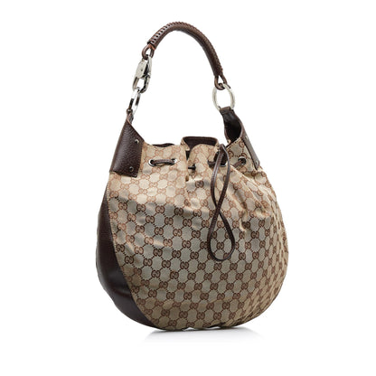 Gucci GG Canvas Hobo Bag (SHG-4cK0K3)