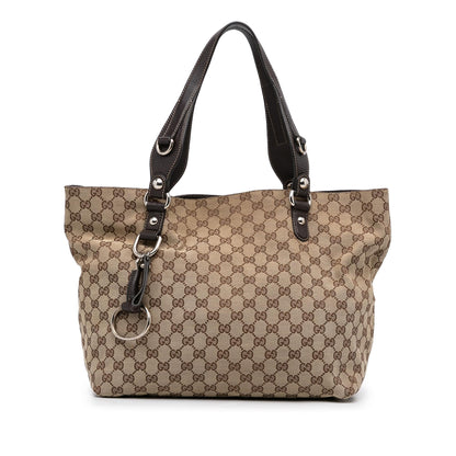Gucci GG Canvas Icon Bit Tote (SHG-e1bc9h)