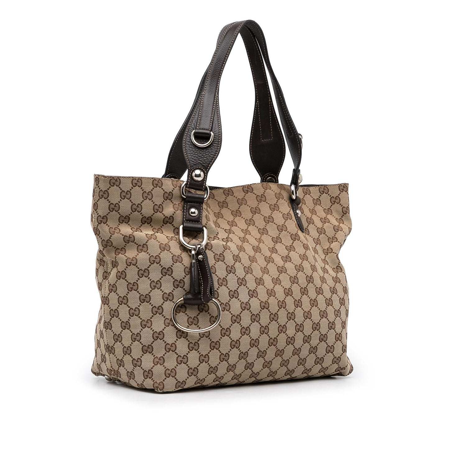 Gucci GG Canvas Icon Bit Tote (SHG-e1bc9h)