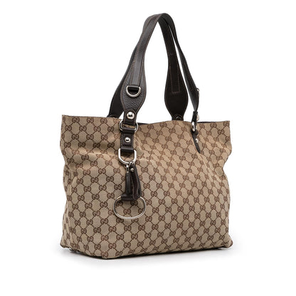 Gucci GG Canvas Icon Bit Tote (SHG-e1bc9h)