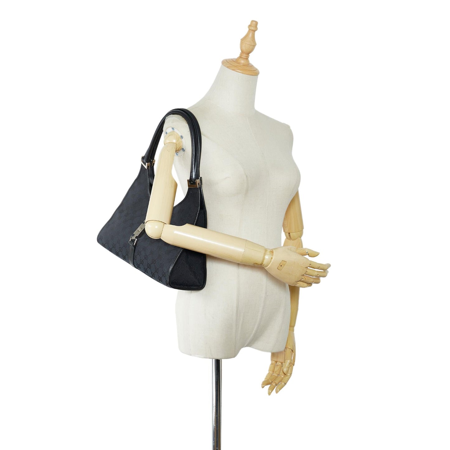 Gucci GG Canvas Jackie Bardot (SHG-LxroRX)