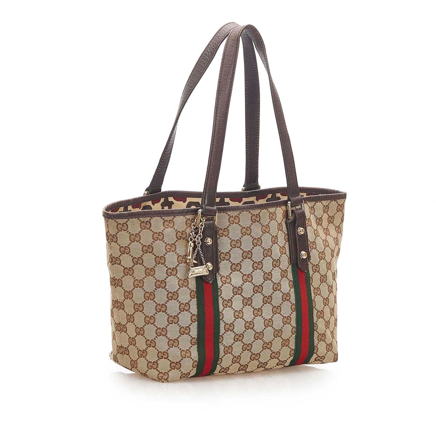 Gucci GG Canvas Jolicoeur Tote Bag (SHG-18756)