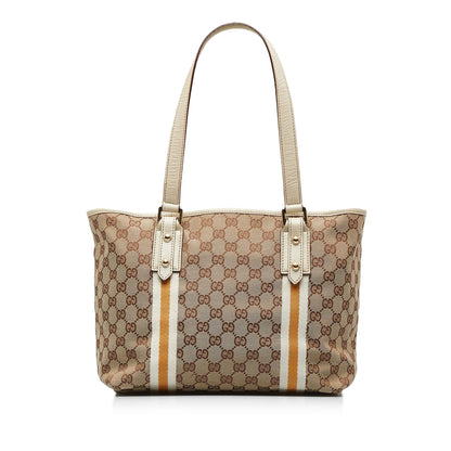 Gucci GG Canvas Jolicoeur Tote Bag (SHG-uGHpXk)