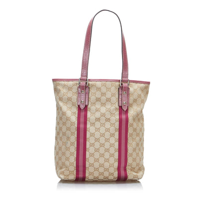 Gucci GG Canvas Jolicoeur Tote (SHG-5H7daB)