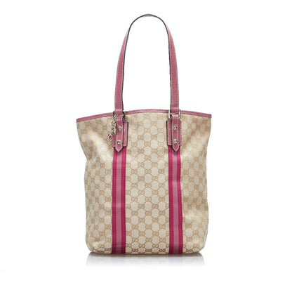 Gucci GG Canvas Jolicoeur Tote (SHG-5H7daB)