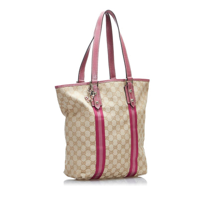 Gucci GG Canvas Jolicoeur Tote (SHG-5H7daB)