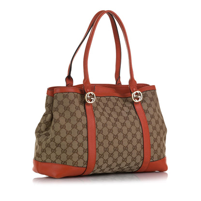 Gucci GG Canvas Miss GG Tote (SHG-Alvjxz)