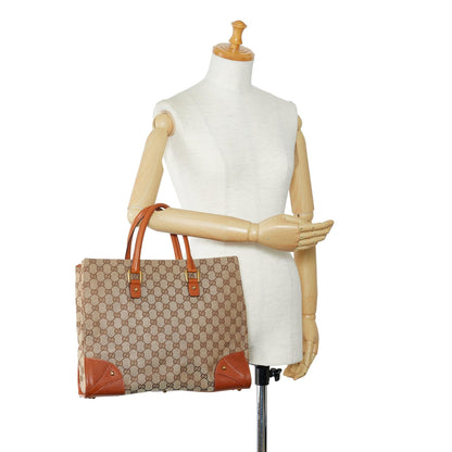 Gucci GG Canvas Nailhead Tote (SHG-WscBwZ)