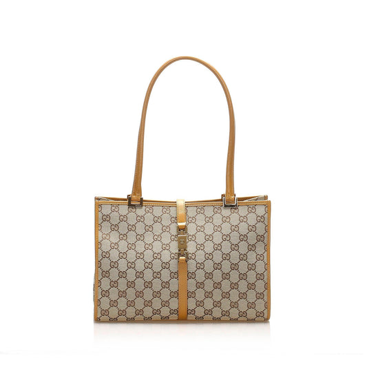 Gucci GG Canvas New Jackie Tote Bag (SHG-15383)