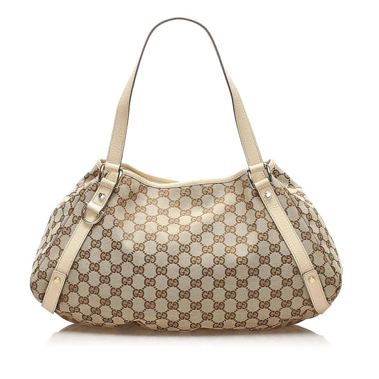 Gucci GG Canvas Pelham Tote Bag (SHG-13327)