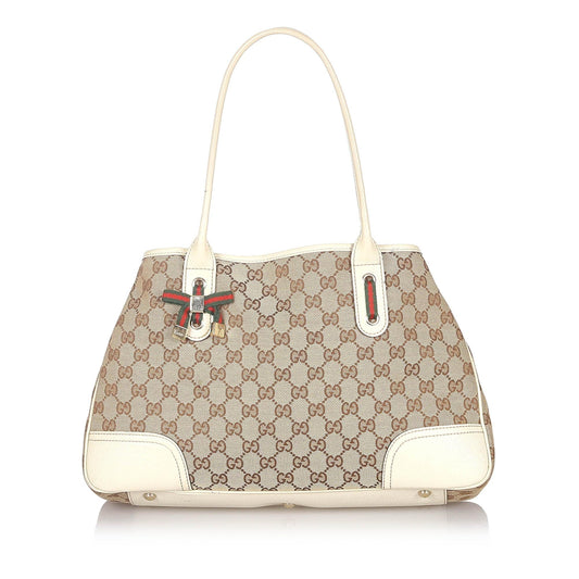Gucci GG Canvas Princy Tote Bag (SHG-20545)