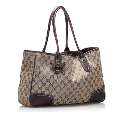 Gucci GG Canvas Princy Tote Bag (SHG-NumBEo)