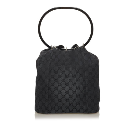Gucci GG Canvas Ring Handle Handbag