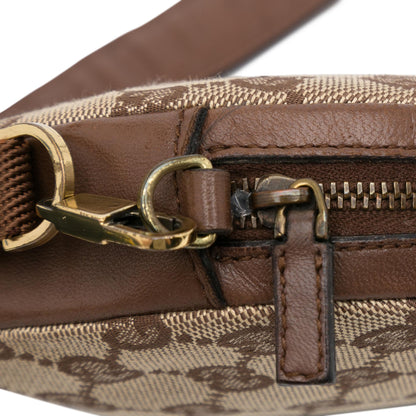 Gucci GG Canvas Round Crossbody (SHG-vcB2C2)