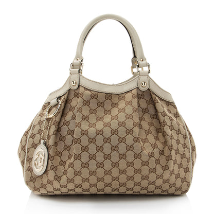 Gucci GG Canvas Sukey Medium Tote (SHF-wVz7XZ)