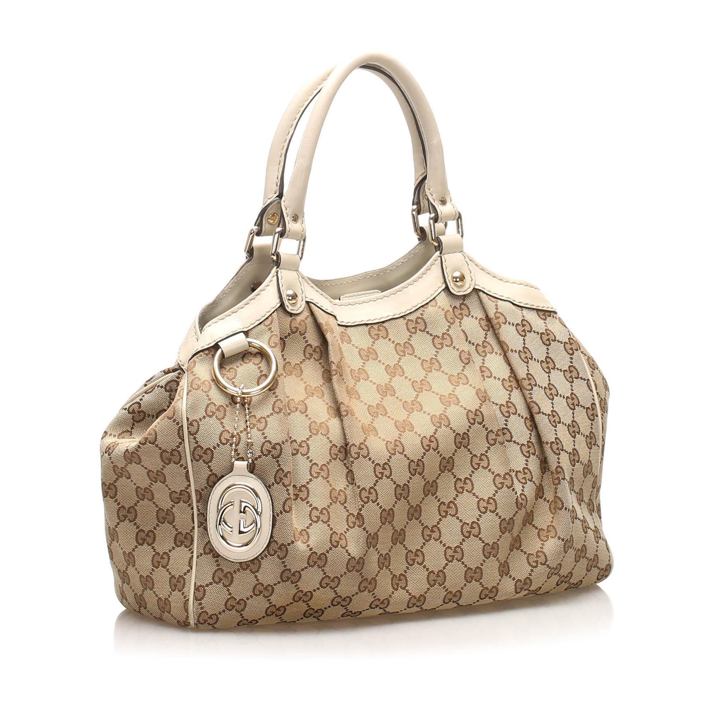 Gucci GG Canvas Sukey Tote Bag (SHG-11802)