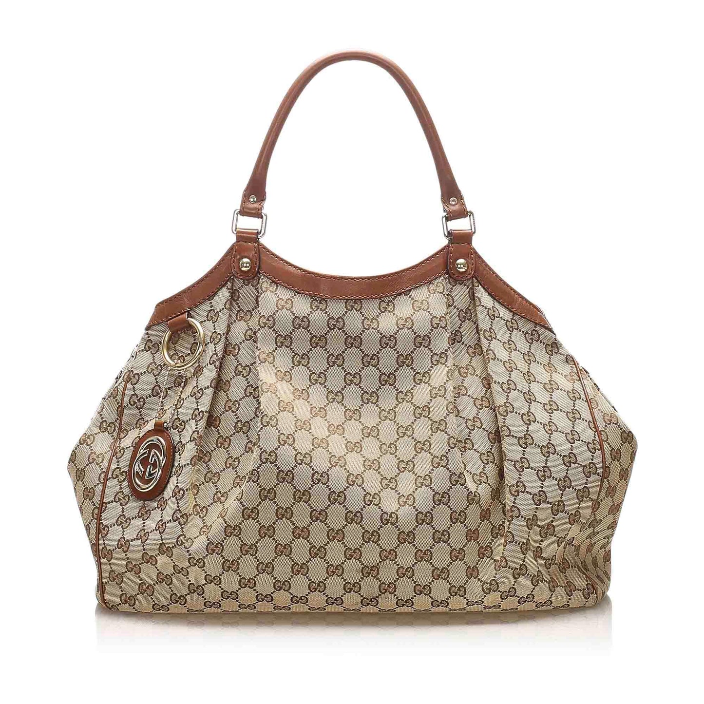 Gucci GG Canvas Sukey Tote Bag (SHG-15634)