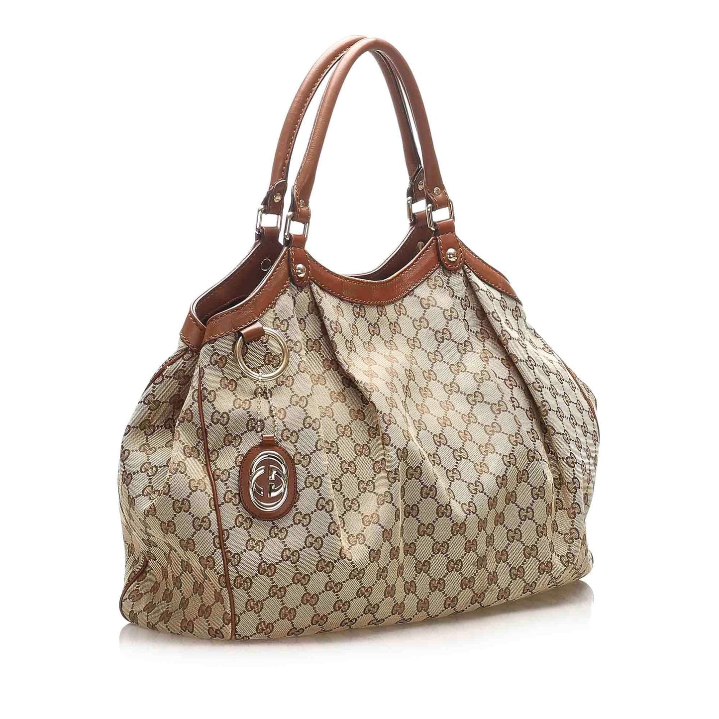 Gucci GG Canvas Sukey Tote Bag (SHG-15634)