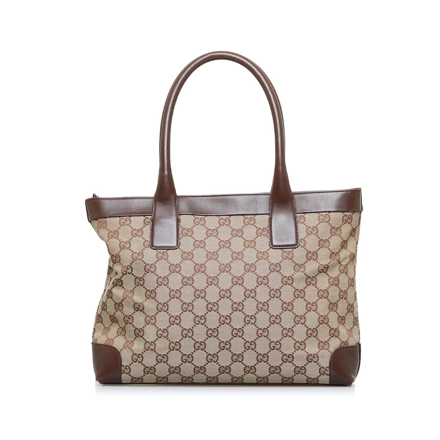 Gucci GG Canvas Tote (SHG-Qrdclg)