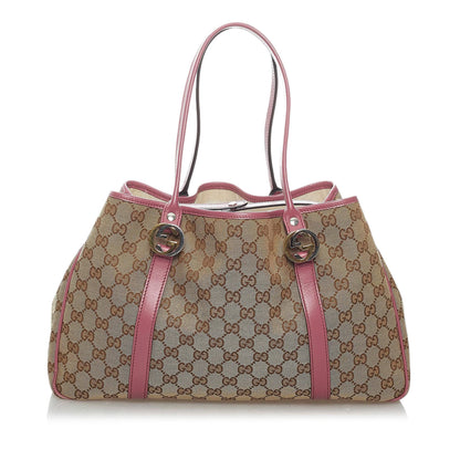 Gucci GG Canvas Twins Tote Bag