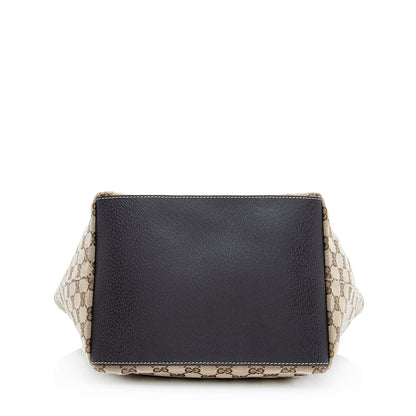 Gucci GG Canvas Web Small Tote