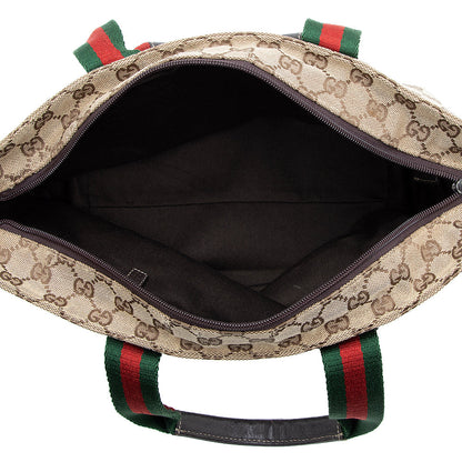 Gucci GG Canvas Web Small Tote